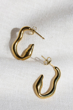 Tendril Gold Earrings