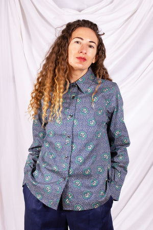 Manuscript Shirt - Peony