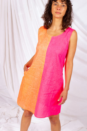 Neon Splice Dress (Last ones)