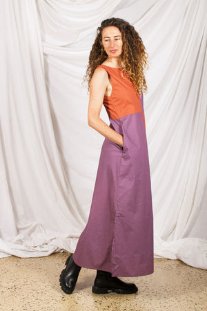 Suzi Quatro Maxi Dress - Sunset (Last 6 and 8, 10)