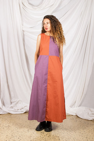 Suzi Quatro Maxi Dress - Sunset (Last 6 and 8, 10)