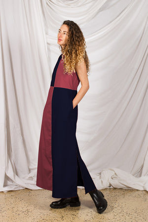 Suzi Quatro Maxi Dress - Midnight Rubi