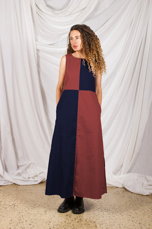 Suzi Quatro Maxi Dress - Midnight Rubi